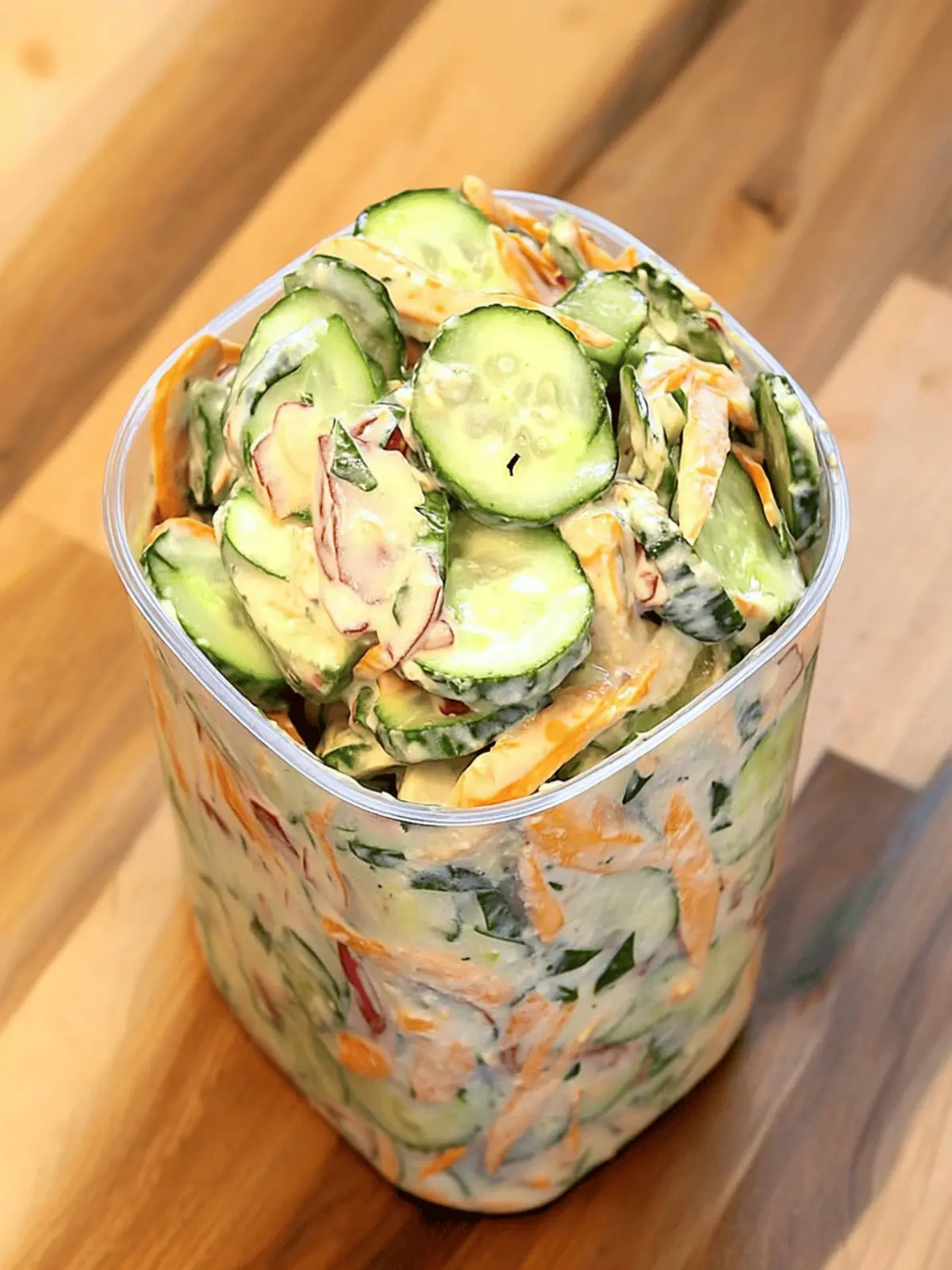 Creamy Asian Cucumber Salad