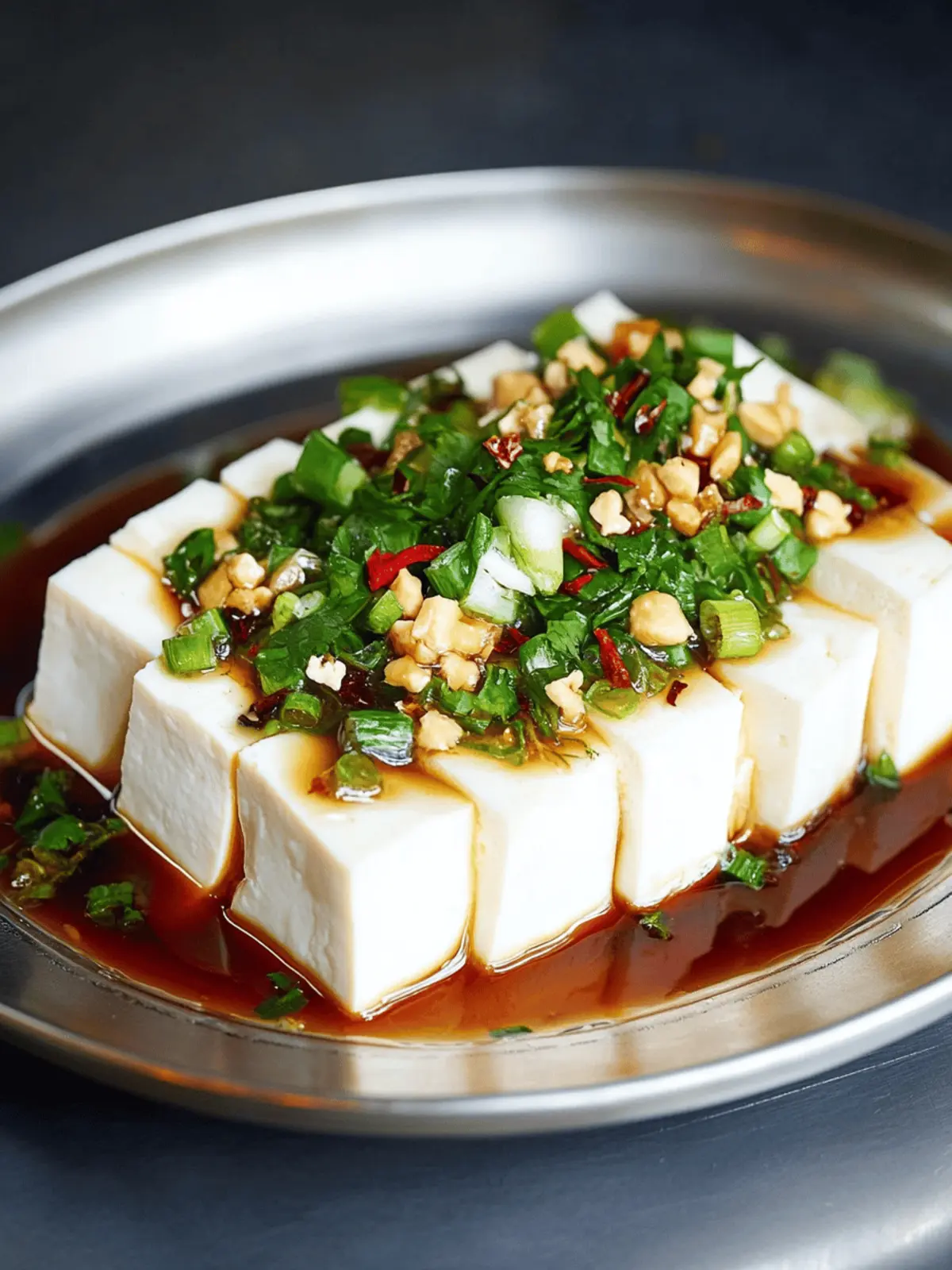 Steamed Tofu