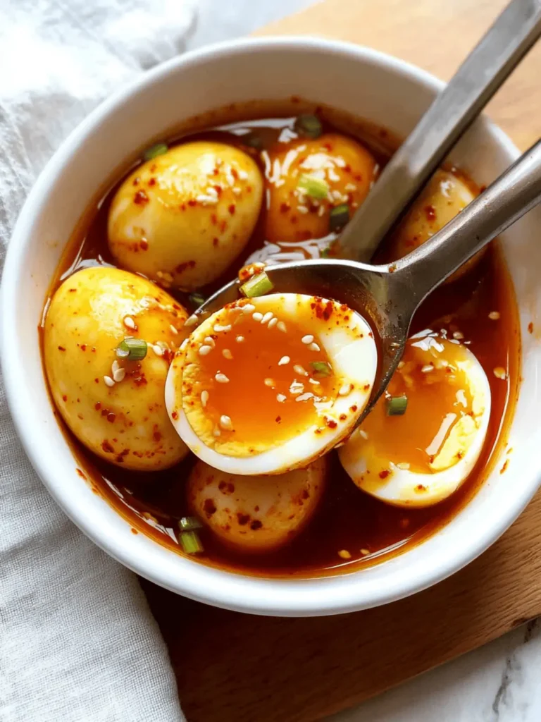 Spicy Gochujang Eggs