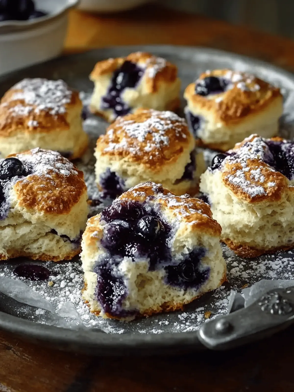 Blueberry Biscuits