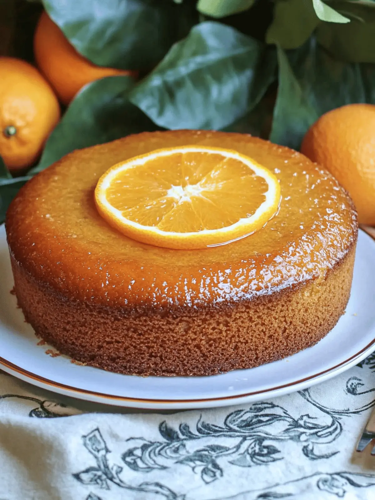 Sicilian Whole Orange Cake: A Moist Citrus Sensation!