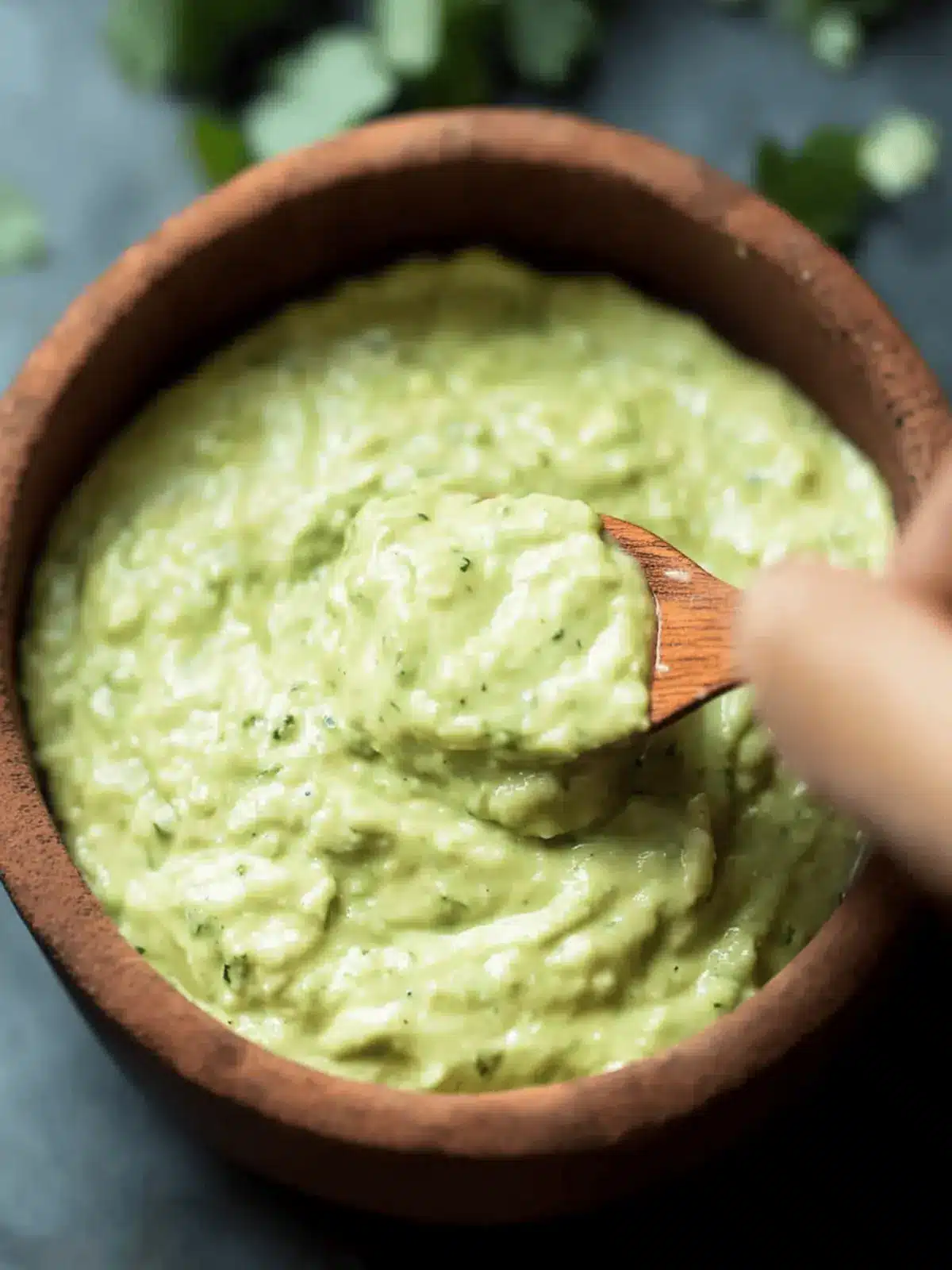 Creamy Avocado Cilantro Sauce
