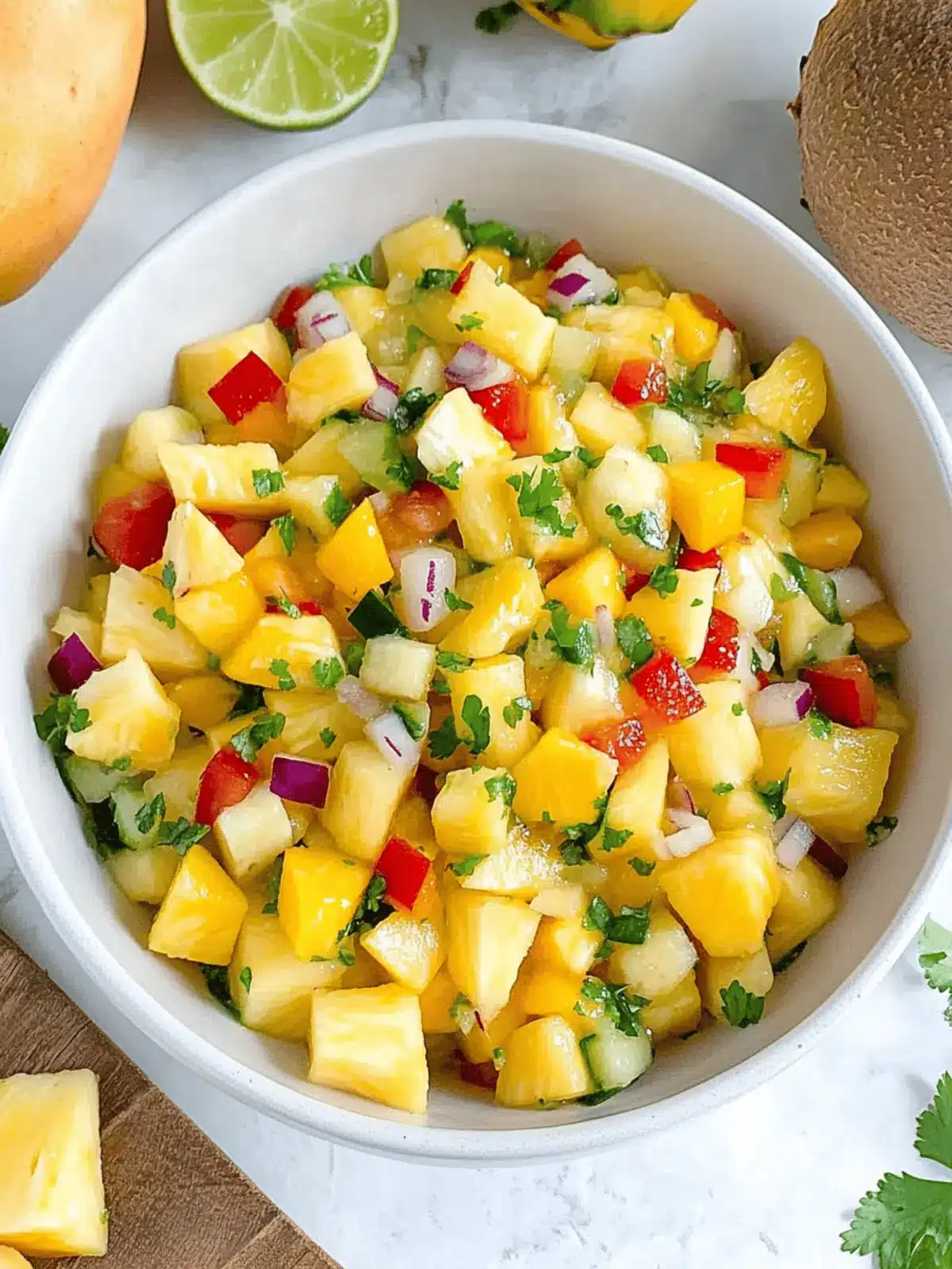 Pineapple Mango Salsa