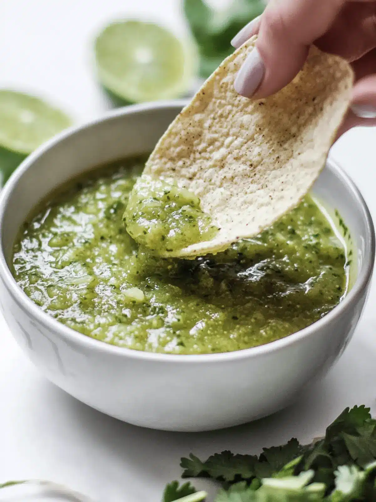 Tomatillo Green Chili Salsa (salsa verde)