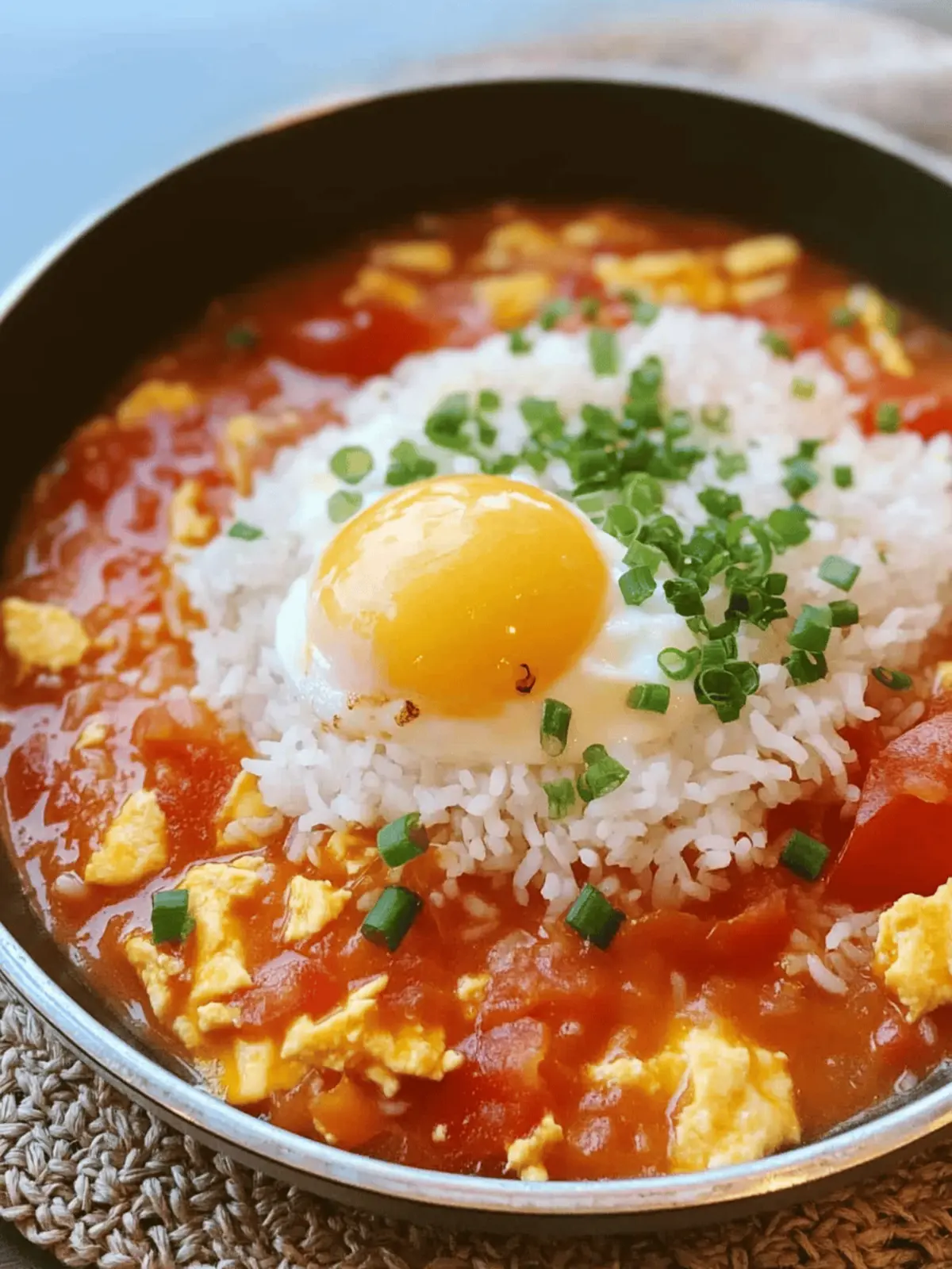 Easy Tomato and Egg Rice