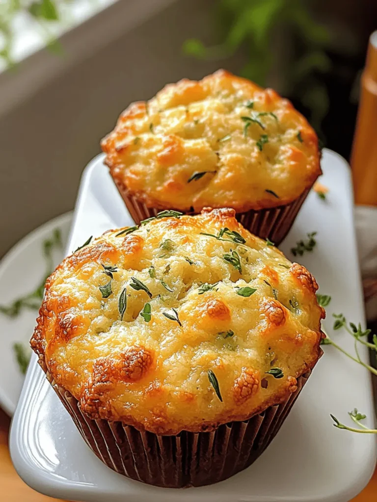 Delicious Cheese and Herb Muffins