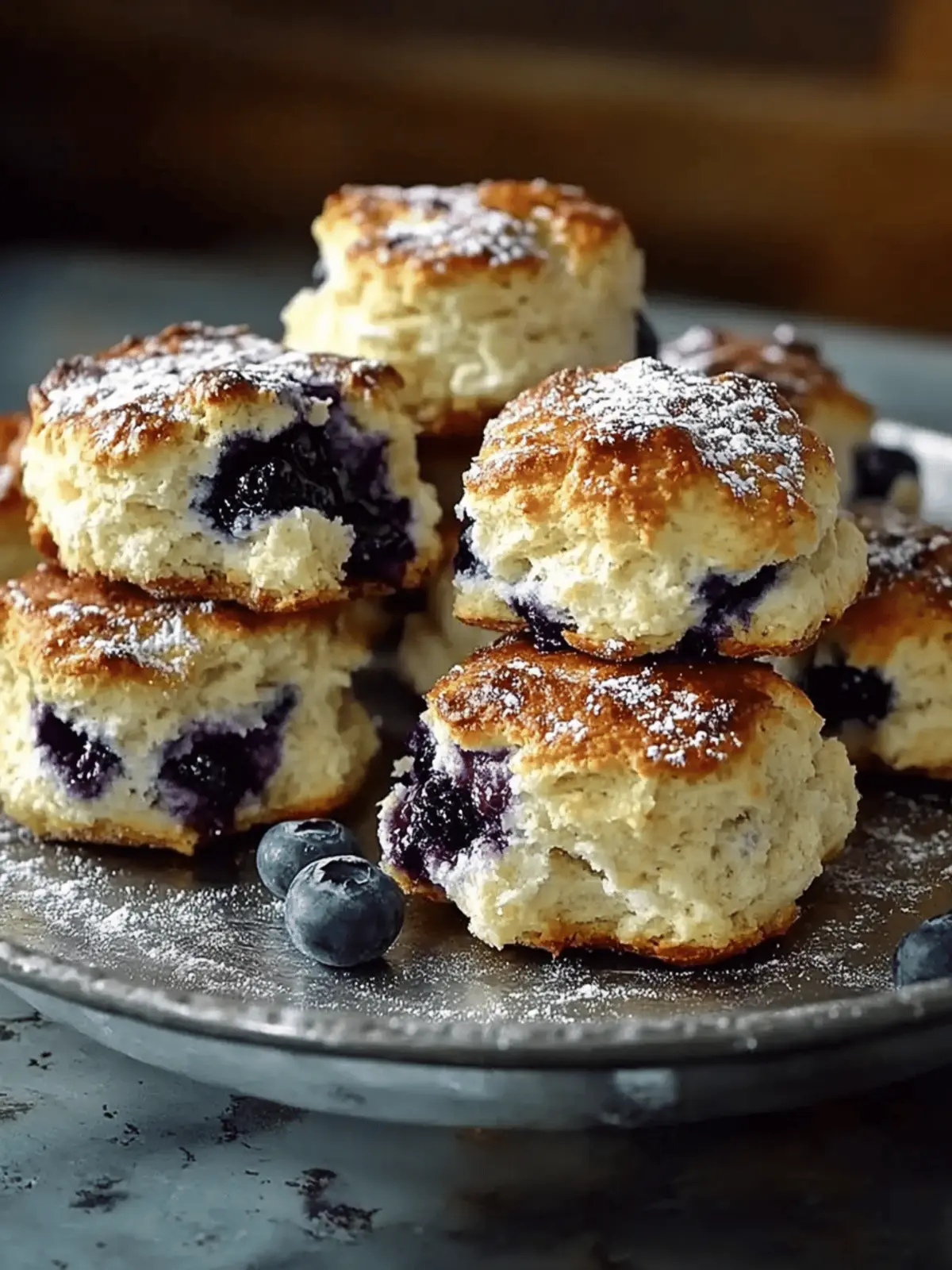 Blueberry Biscuits