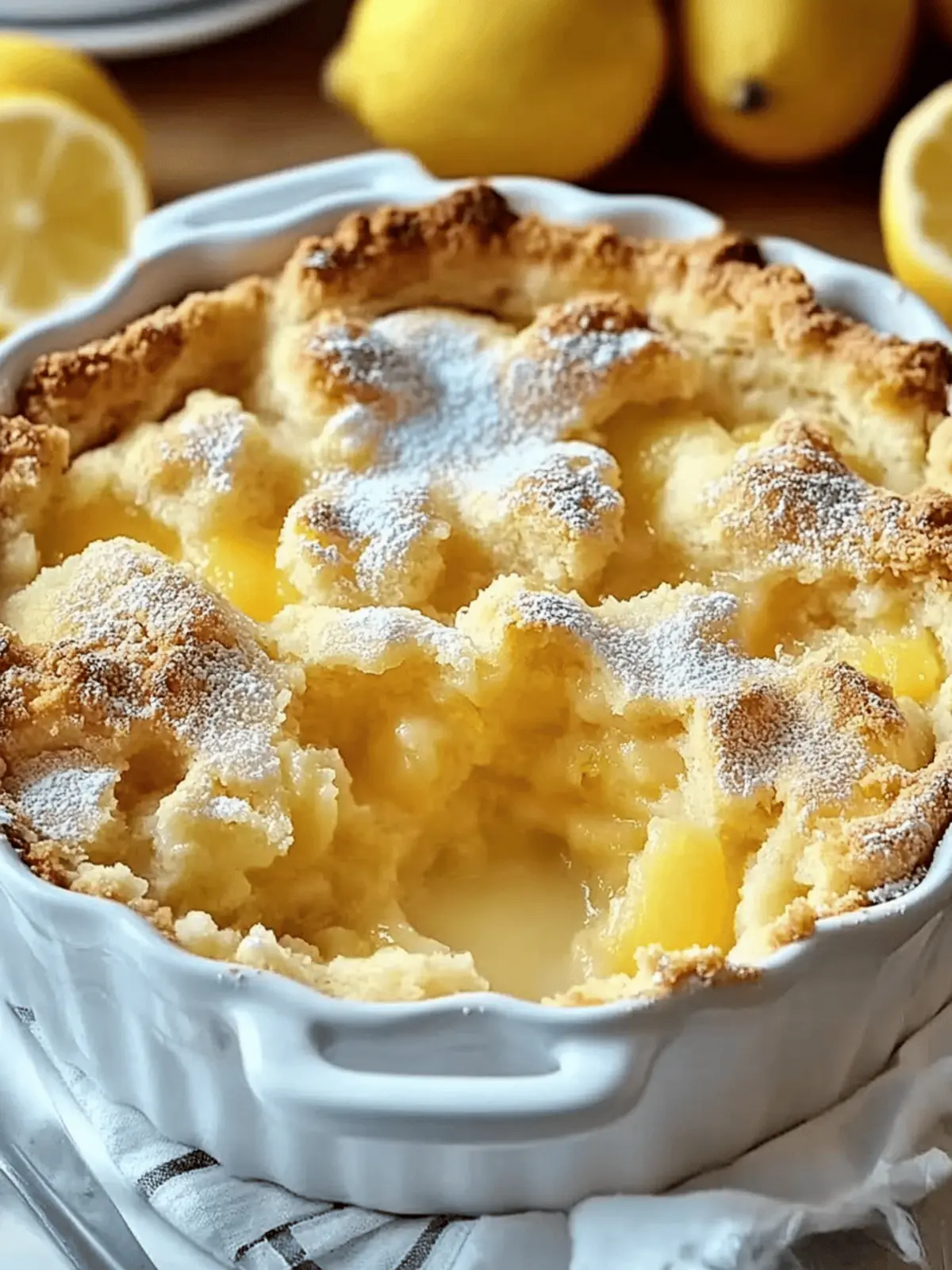 Magic Lemon Cobbler