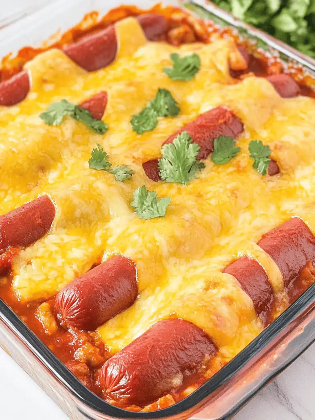 Chili Cheese Dog Casserole