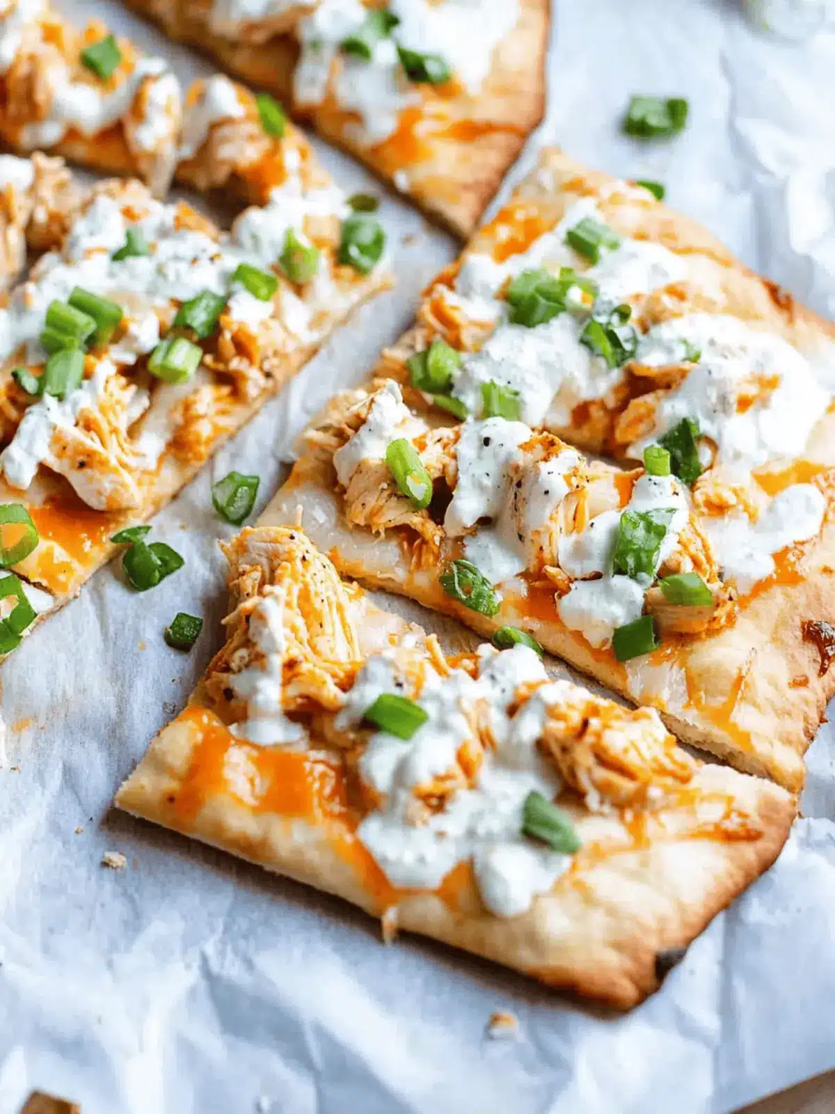 Buffalo Chicken Flatbread