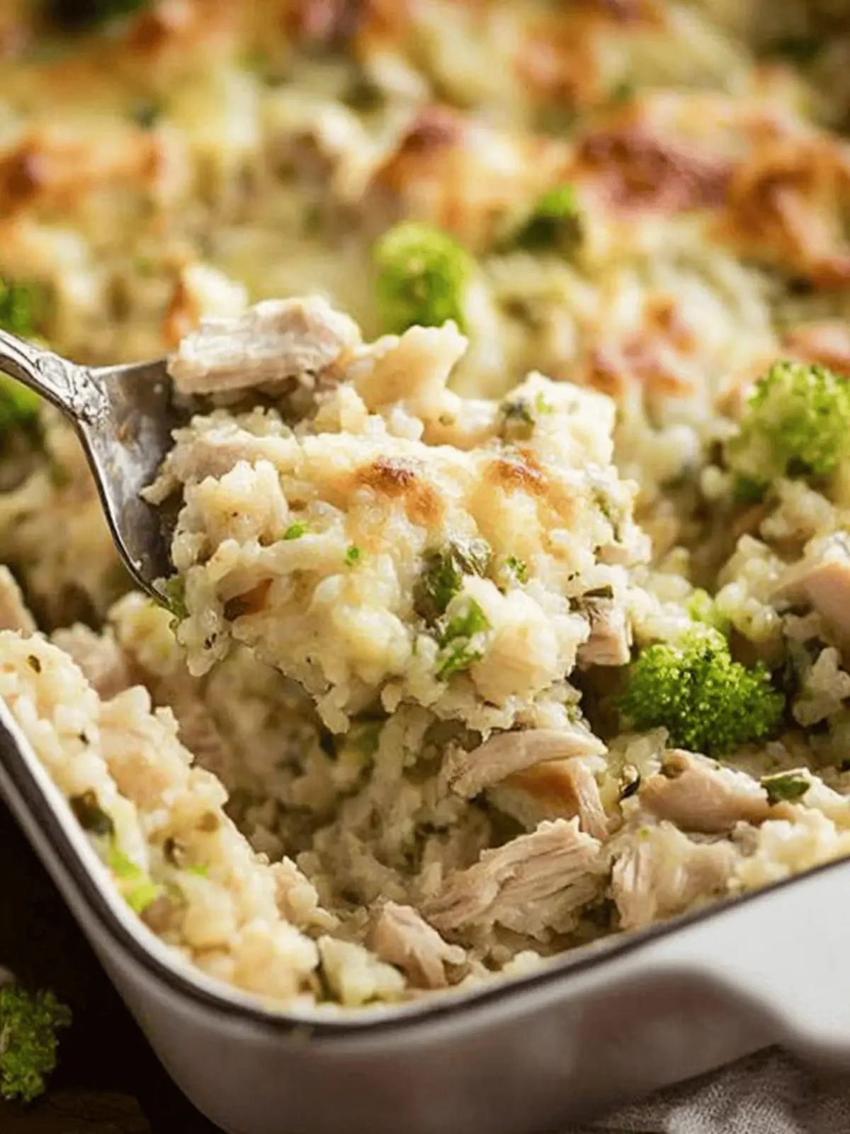 Emergency Chicken Rice Casserole