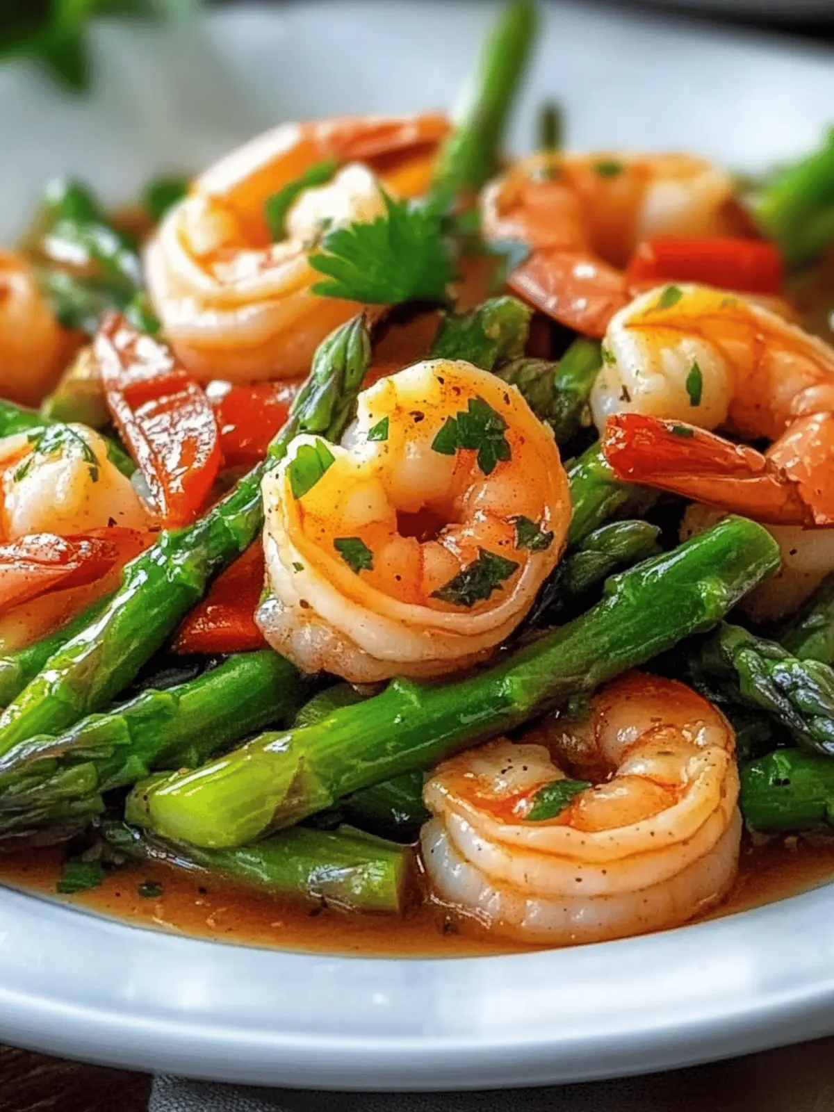 Easy, Healthy Shrimp and Asparagus Stir Fry