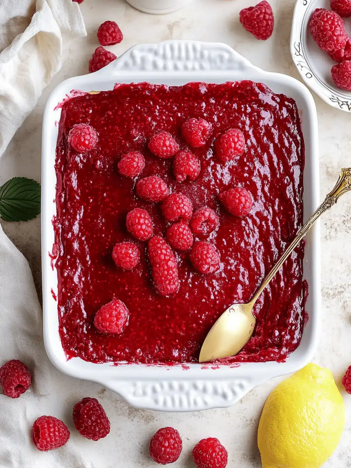 Fresh Raspberry Tiramisu