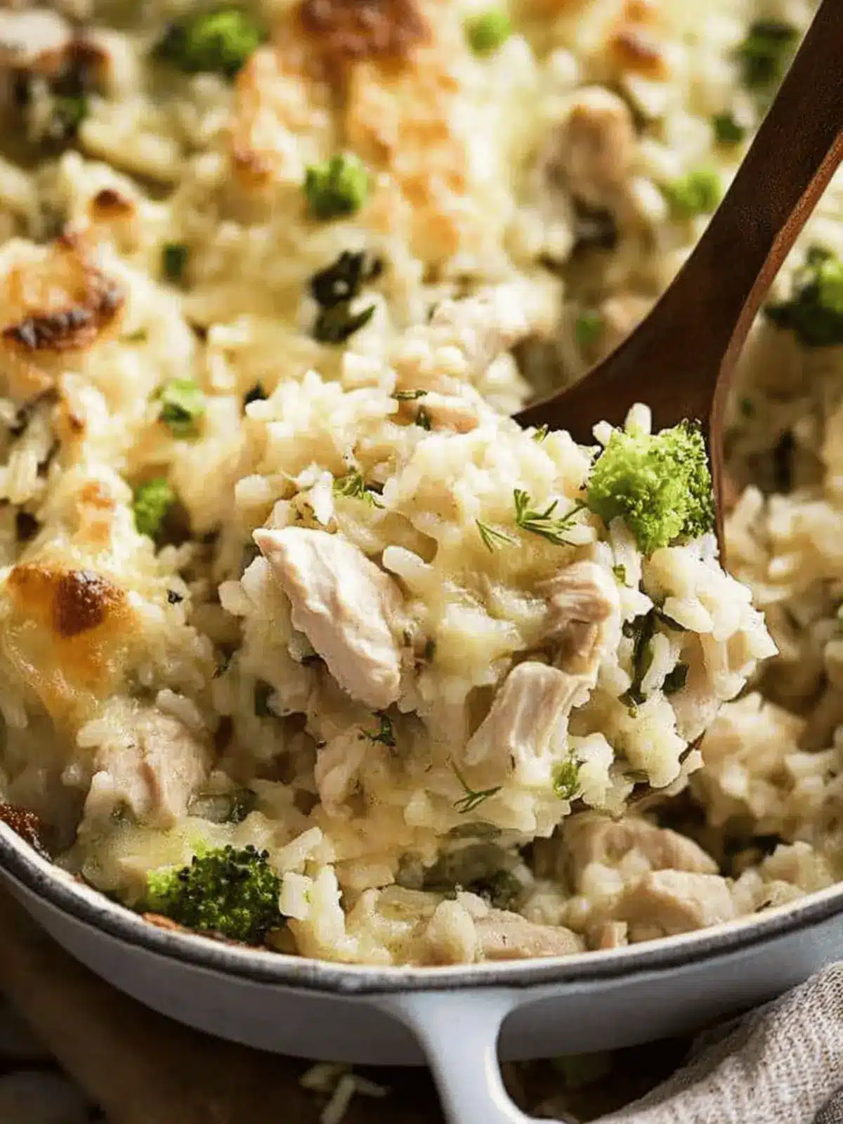 Emergency Chicken Rice Casserole