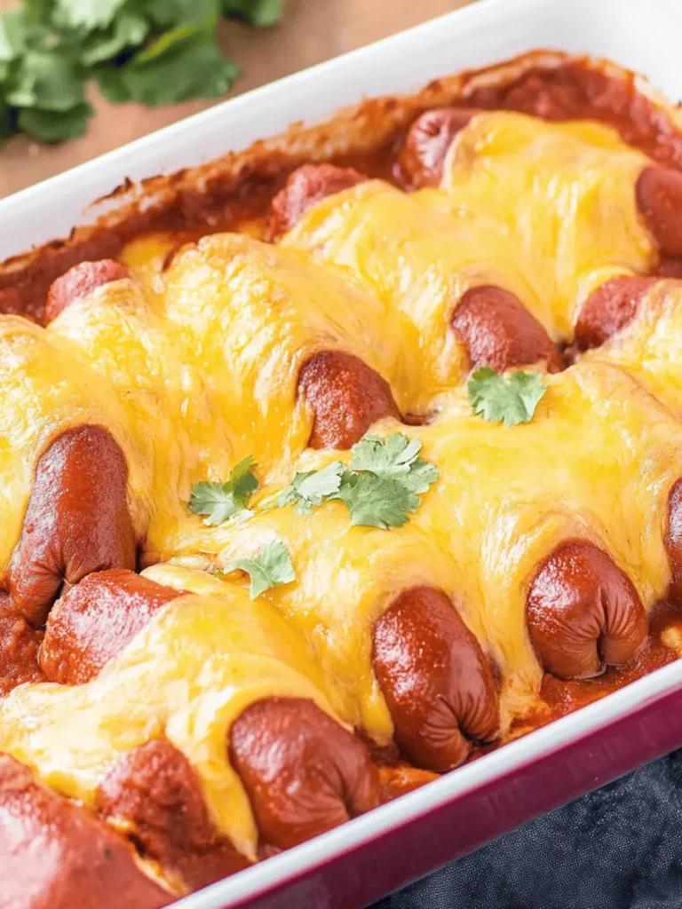 Chili Cheese Dog Casserole