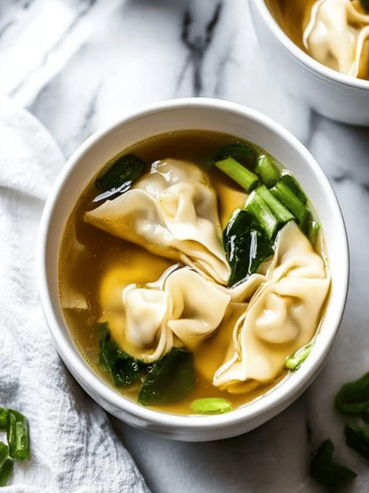 Easy Wonton Soup