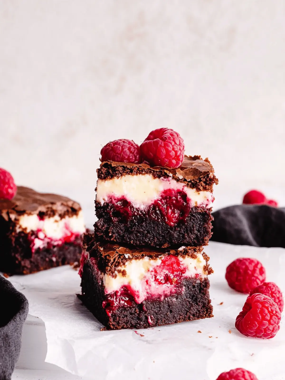 Raspberry Cheesecake Brownies