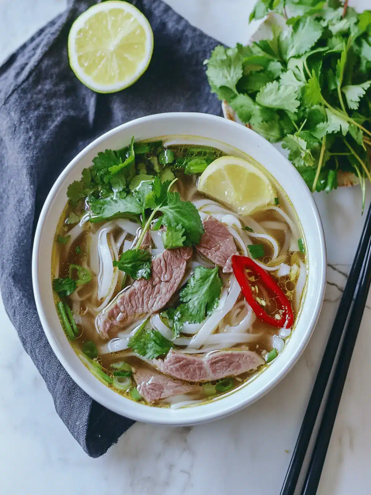 Pho (Vietnamese Noodle Soup)