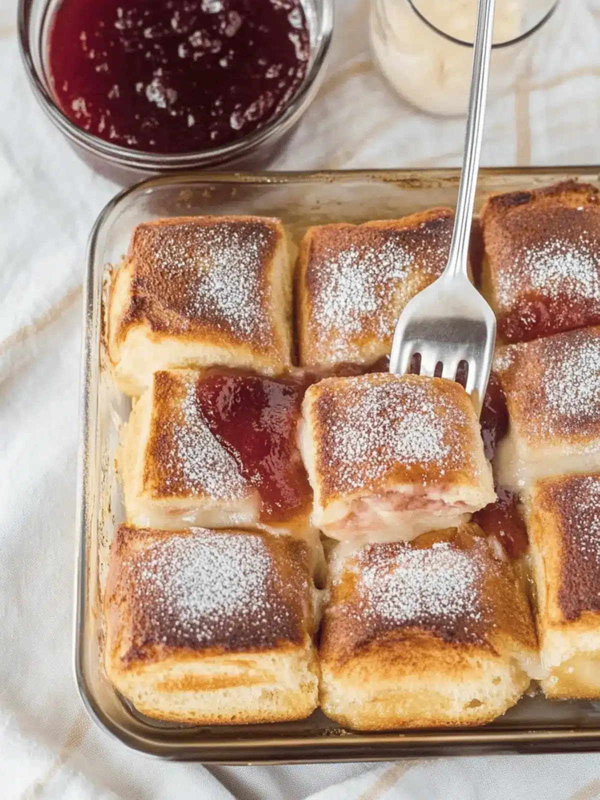 Melt-in-Your-Mouth Monte Cristo Sliders for Family Fun 5 Monte Cristo Sliders