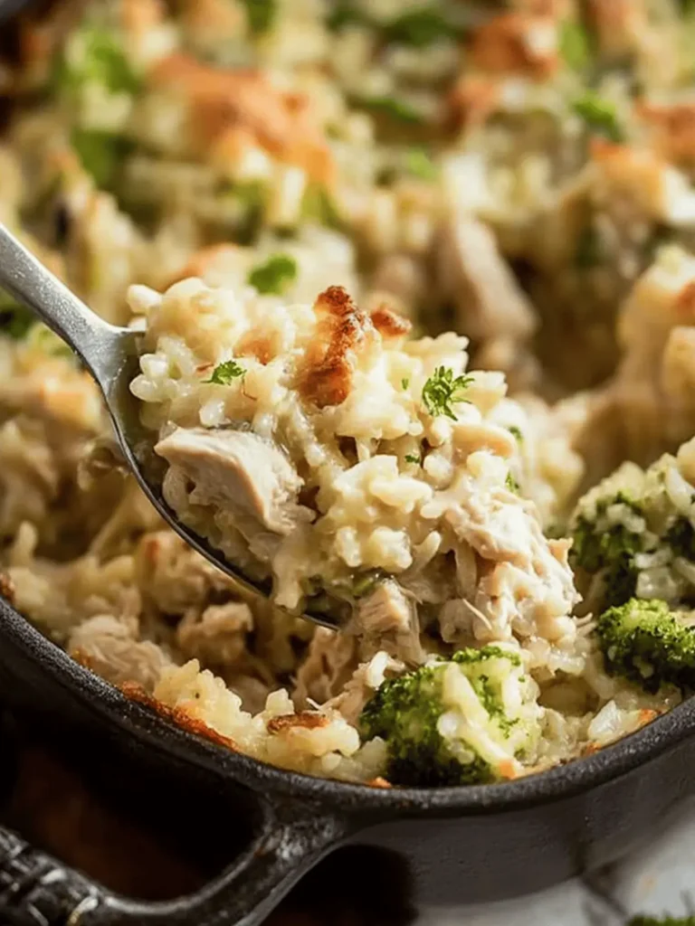 Emergency Chicken Rice Casserole