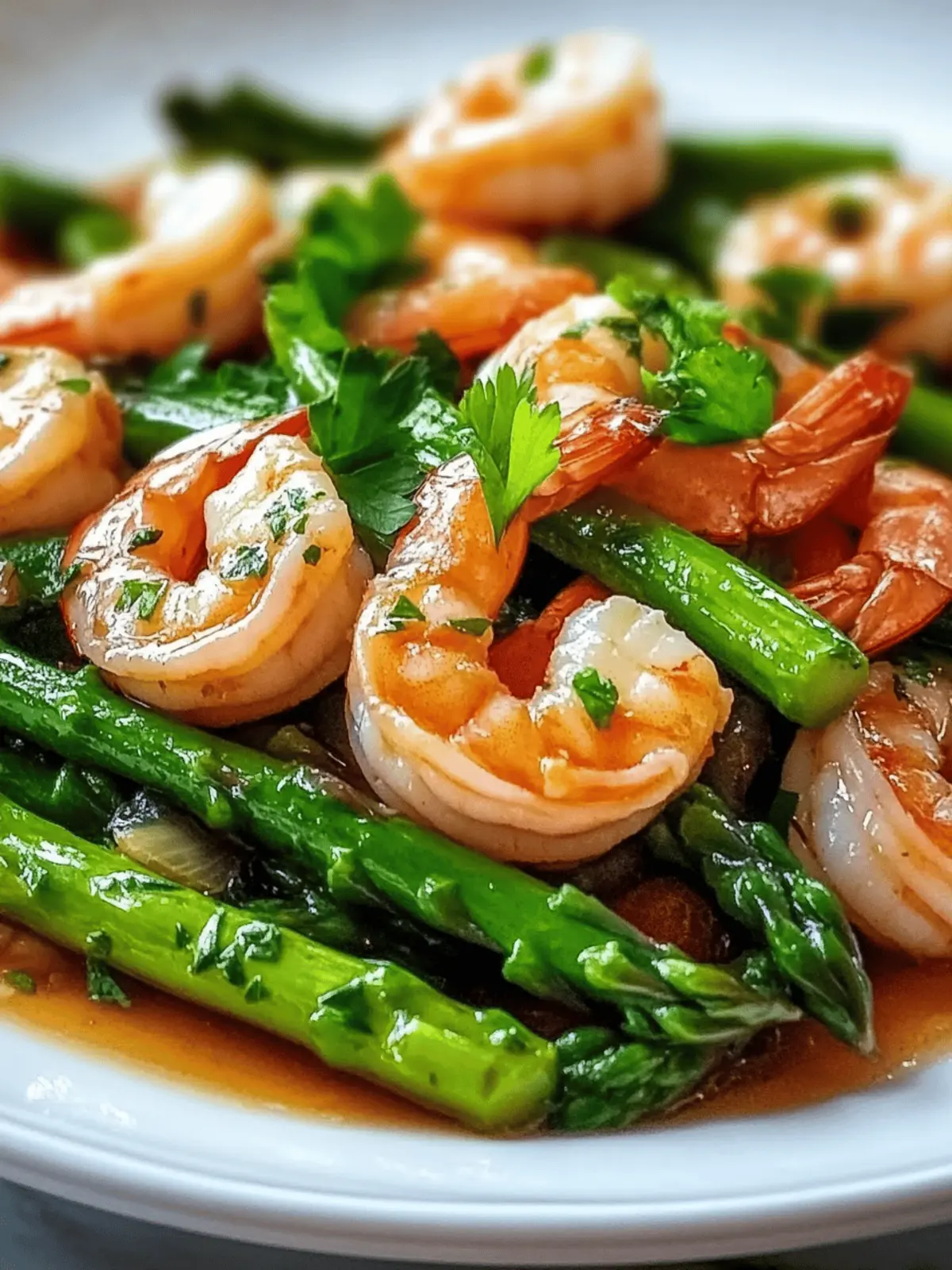 Easy, Healthy Shrimp and Asparagus Stir Fry