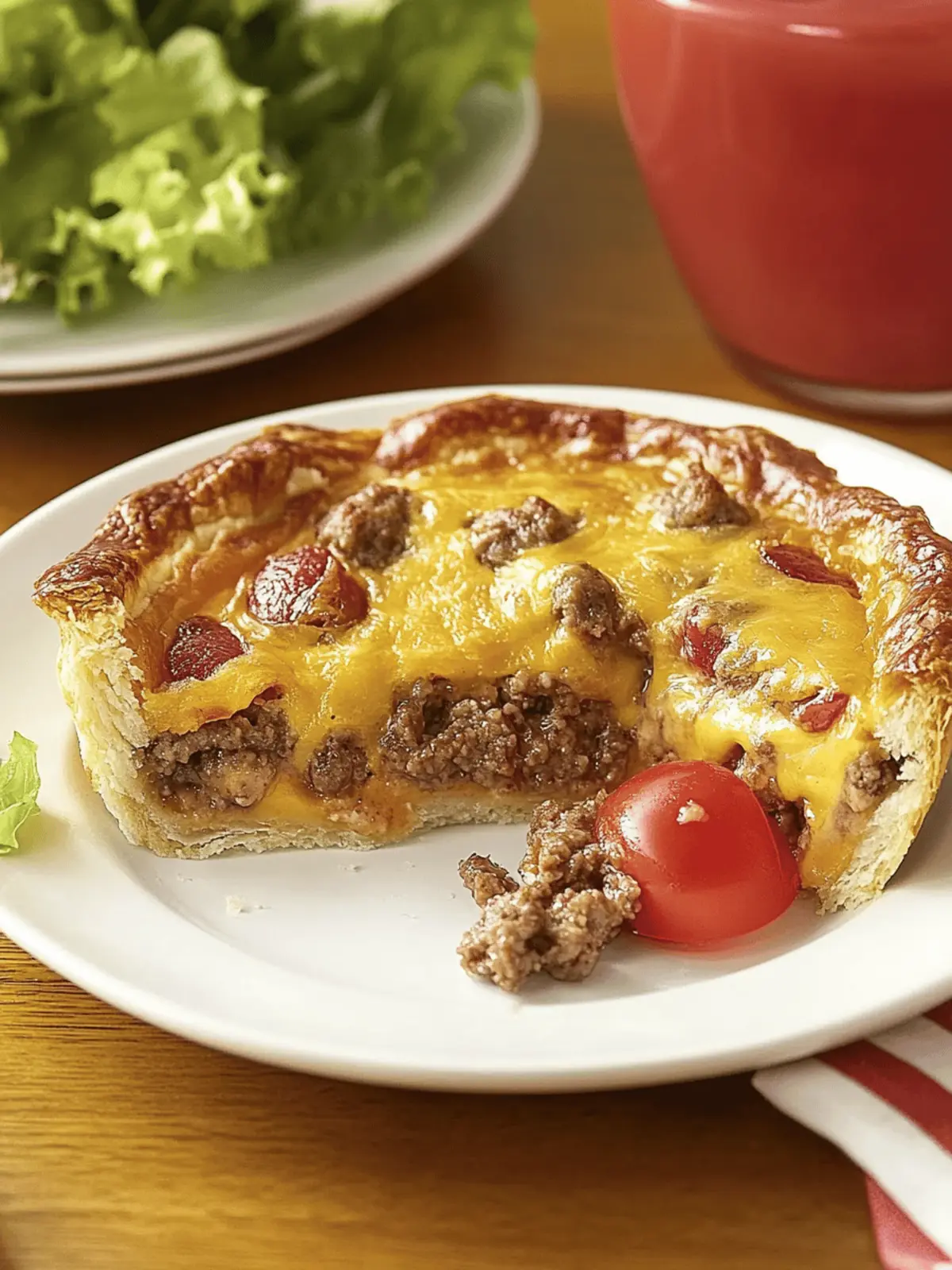 Impossibly Easy Cheeseburger Pie