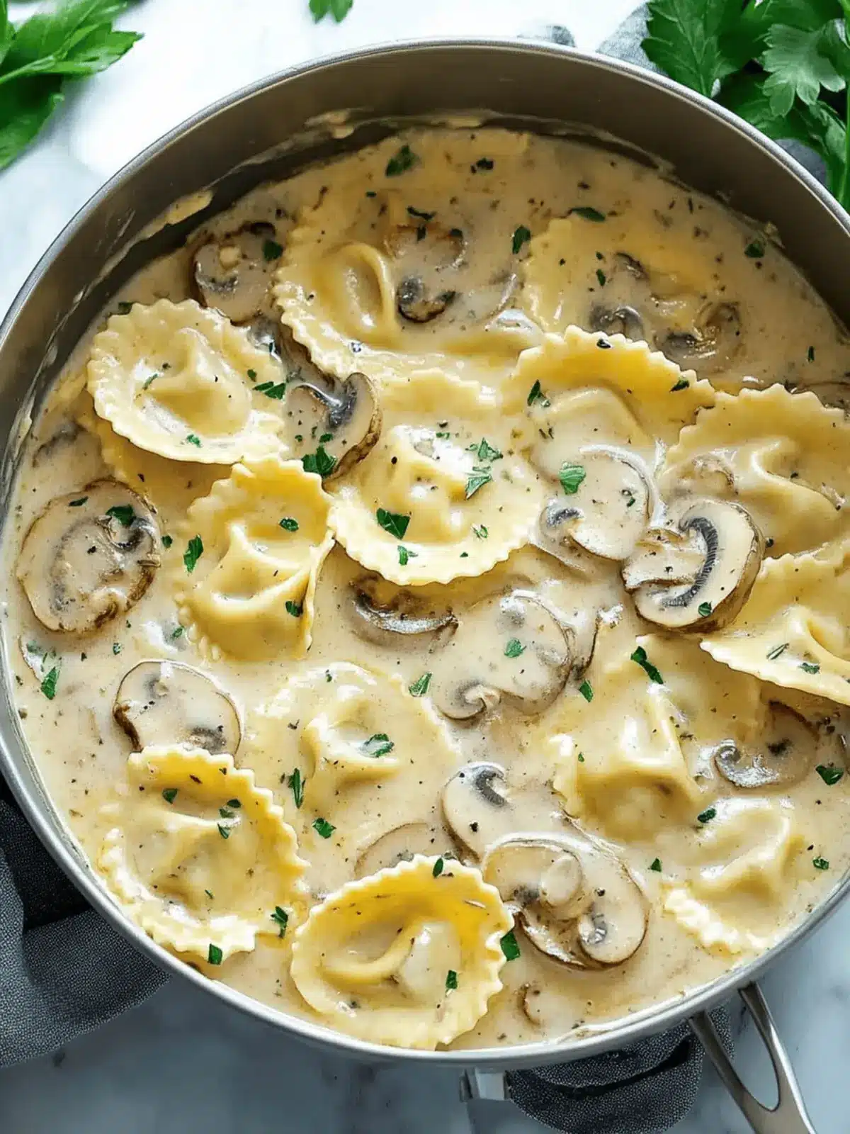 Mushroom Ravioli Sauce