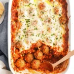 Meatball Parmesan Casserole