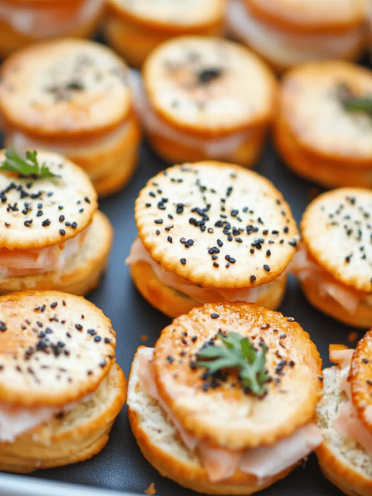 Ritz Cracker Party Sandwiches