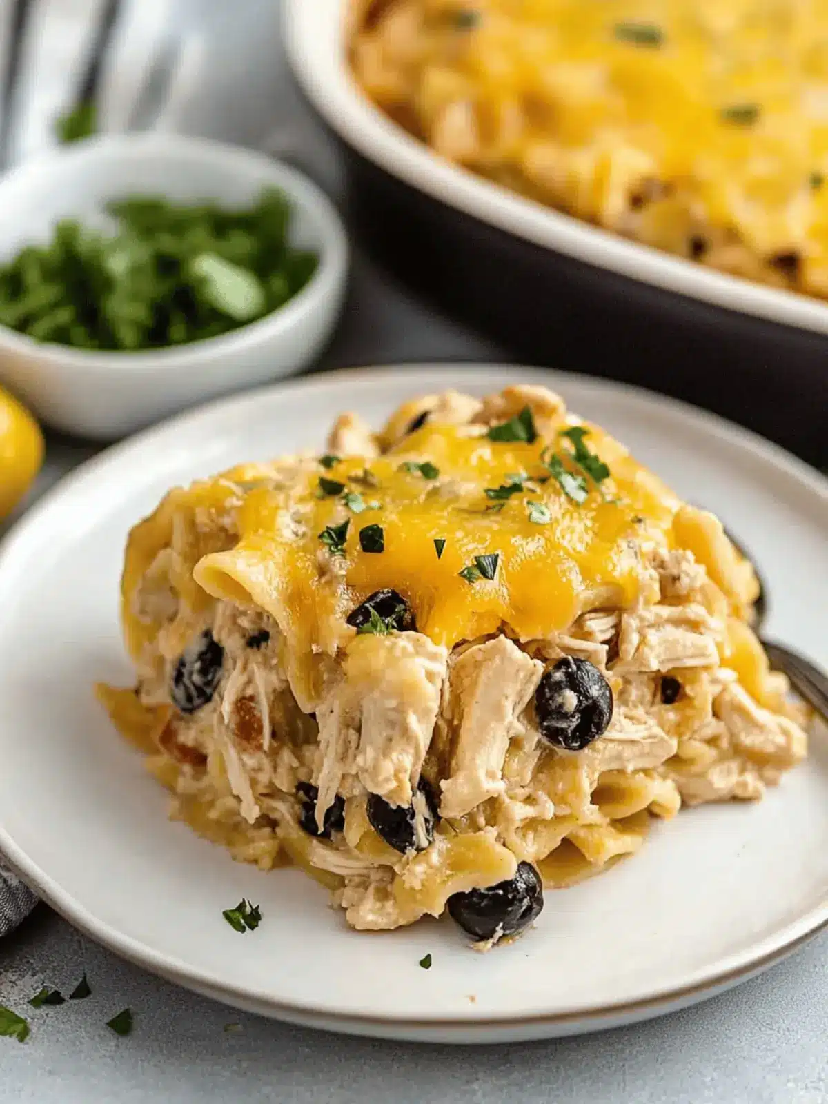 Fiesta Chicken Pasta Casserole