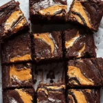 Peanut Butter Stuffed Brownies