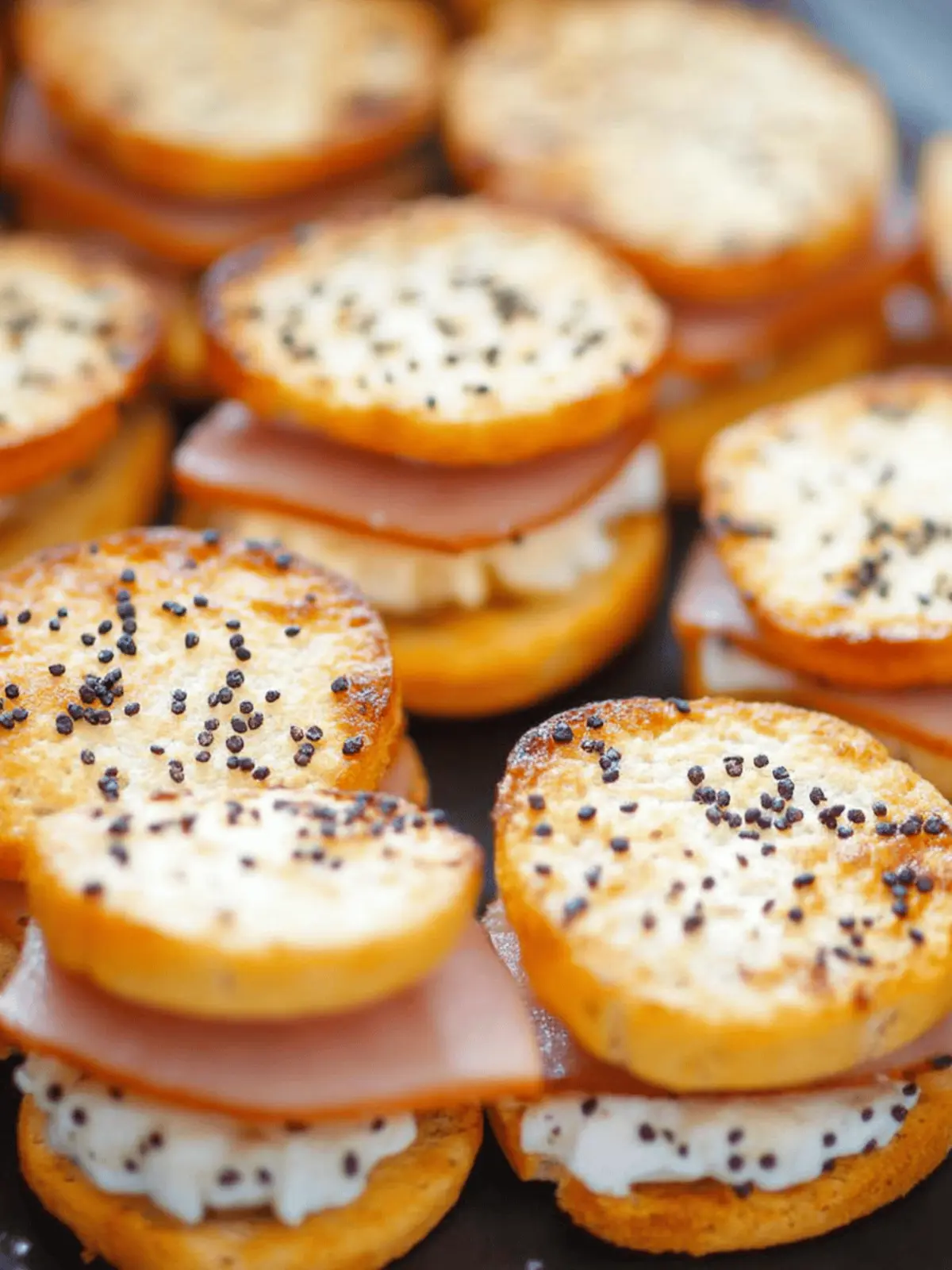 Ritz Cracker Party Sandwiches