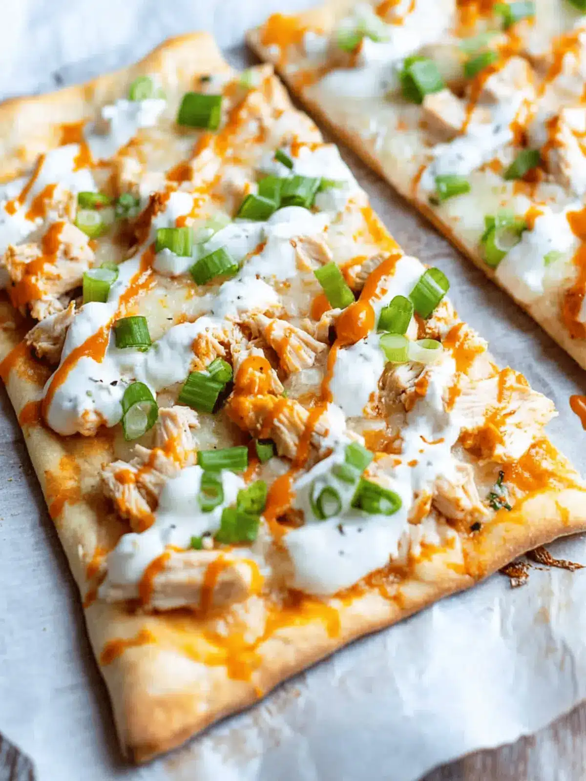 Buffalo Chicken Flatbread