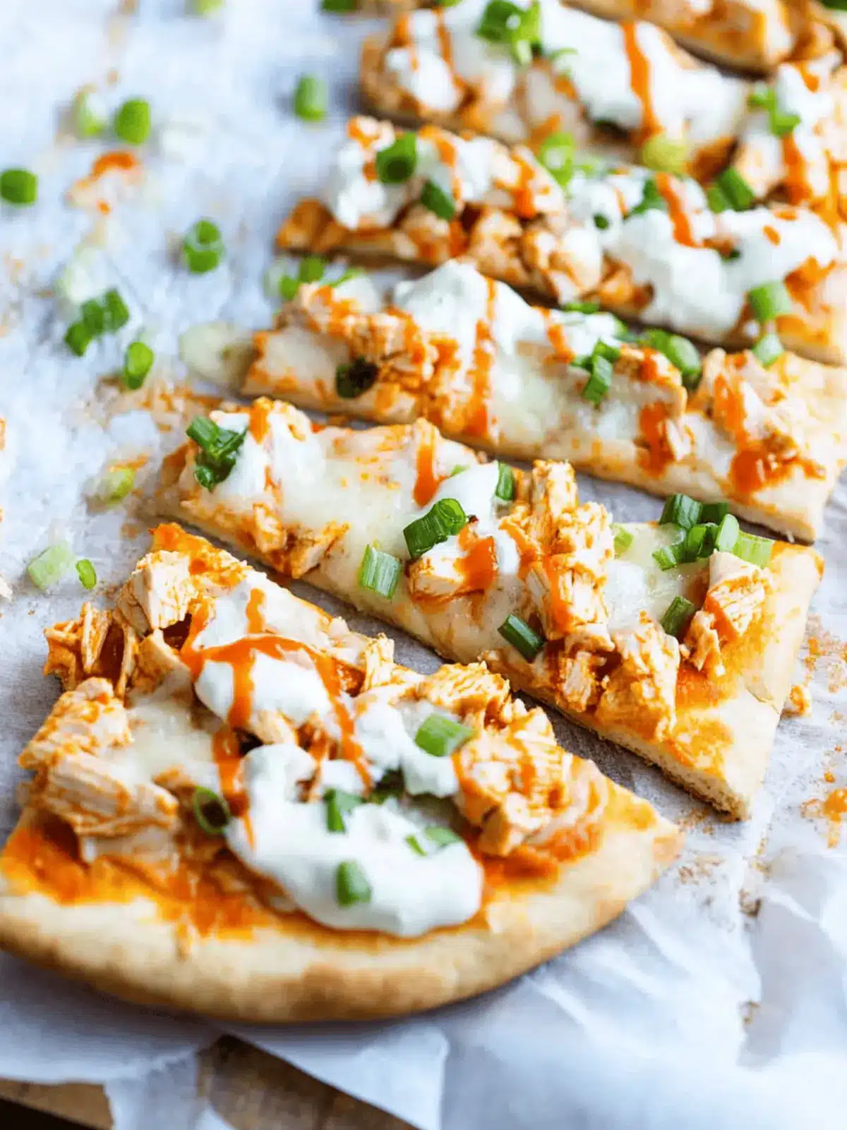 Buffalo Chicken Flatbread