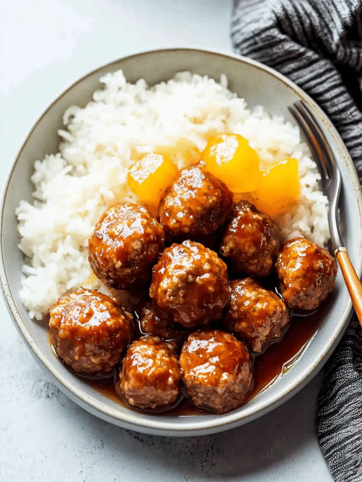 Slow Cooker Sweet and Sour Meatballs