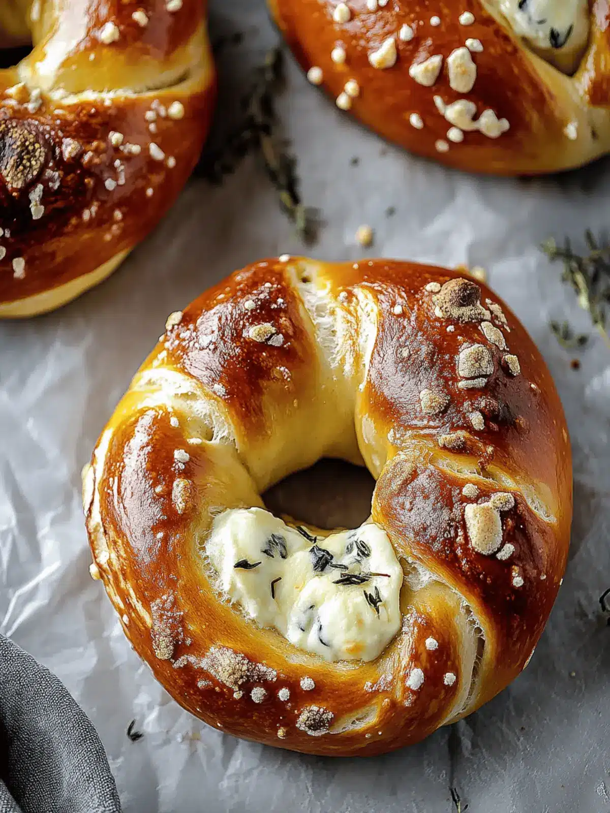Mozzarella Stuffed Soft Pretzels