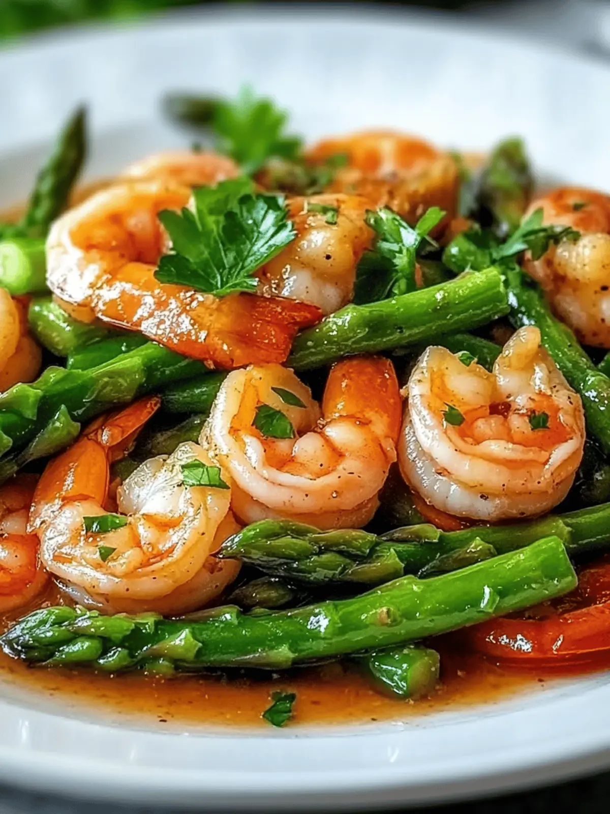 Easy, Healthy Shrimp and Asparagus Stir Fry