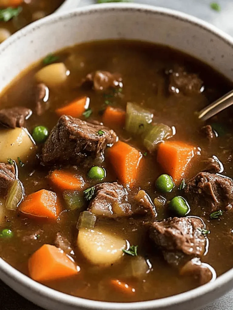 Vegetable Beef Soup
