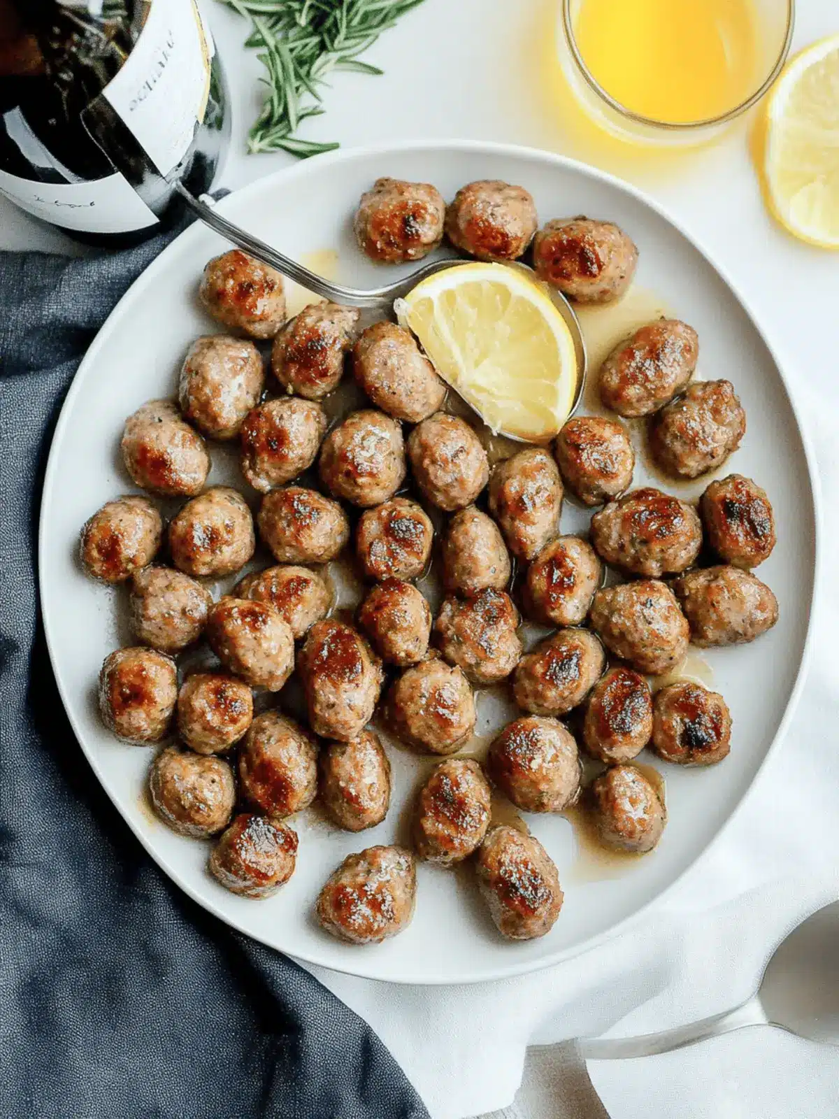 Chardonnay Italian Sausage Bites