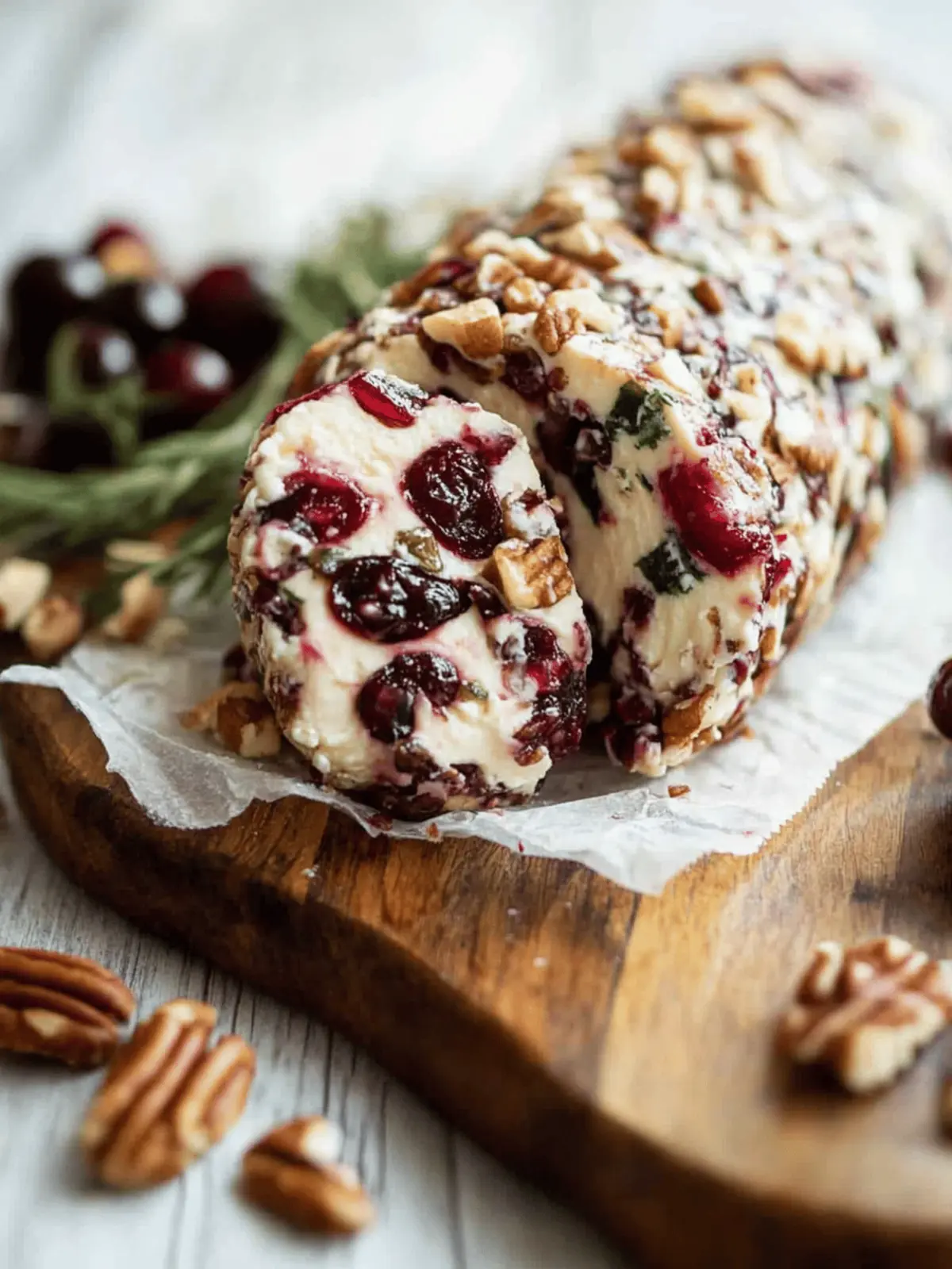Cranberry Pecan Cheese Log: The Ultimate Party Appetizer 5 Cranberry Pecan Cheese Log