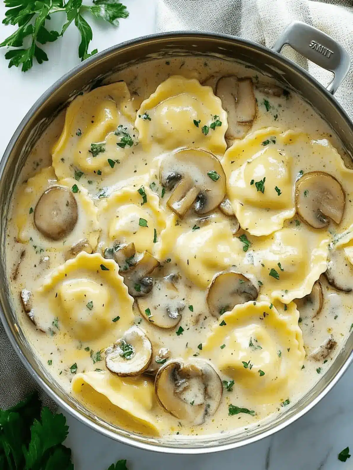 Mushroom Ravioli Sauce