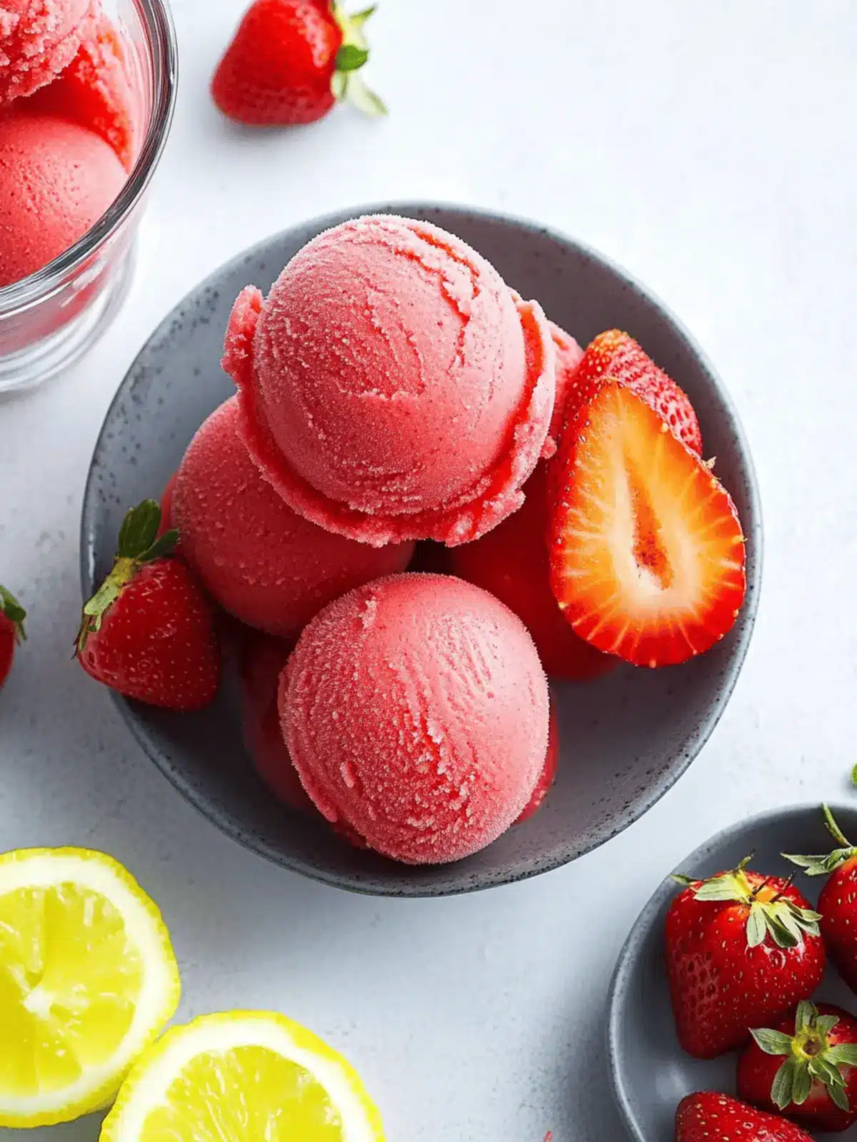 Strawberry Sorbet