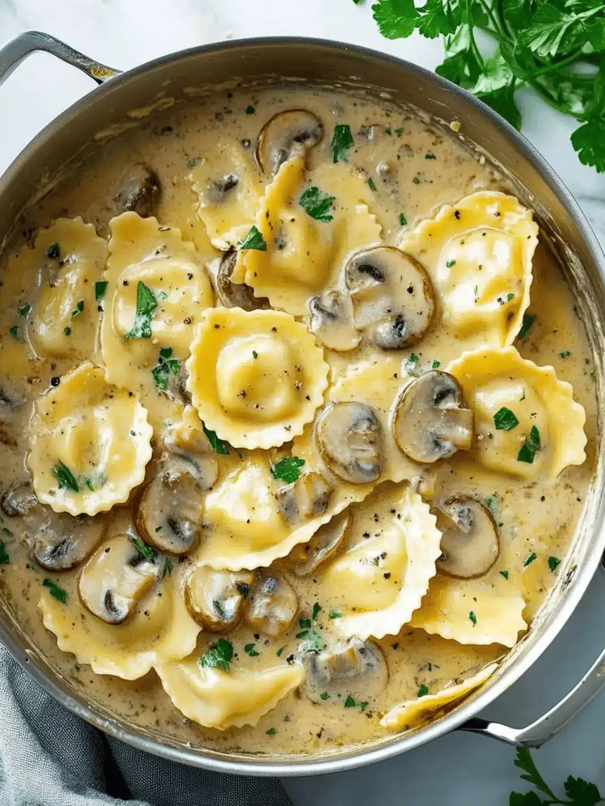 Mushroom Ravioli Sauce