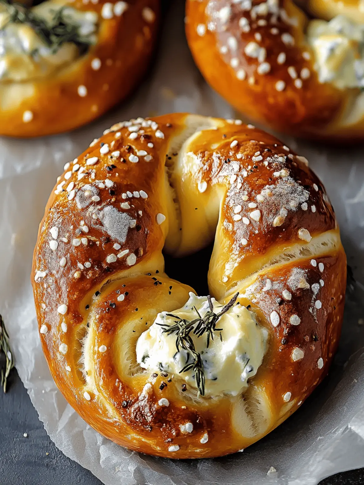 Mozzarella Stuffed Soft Pretzels