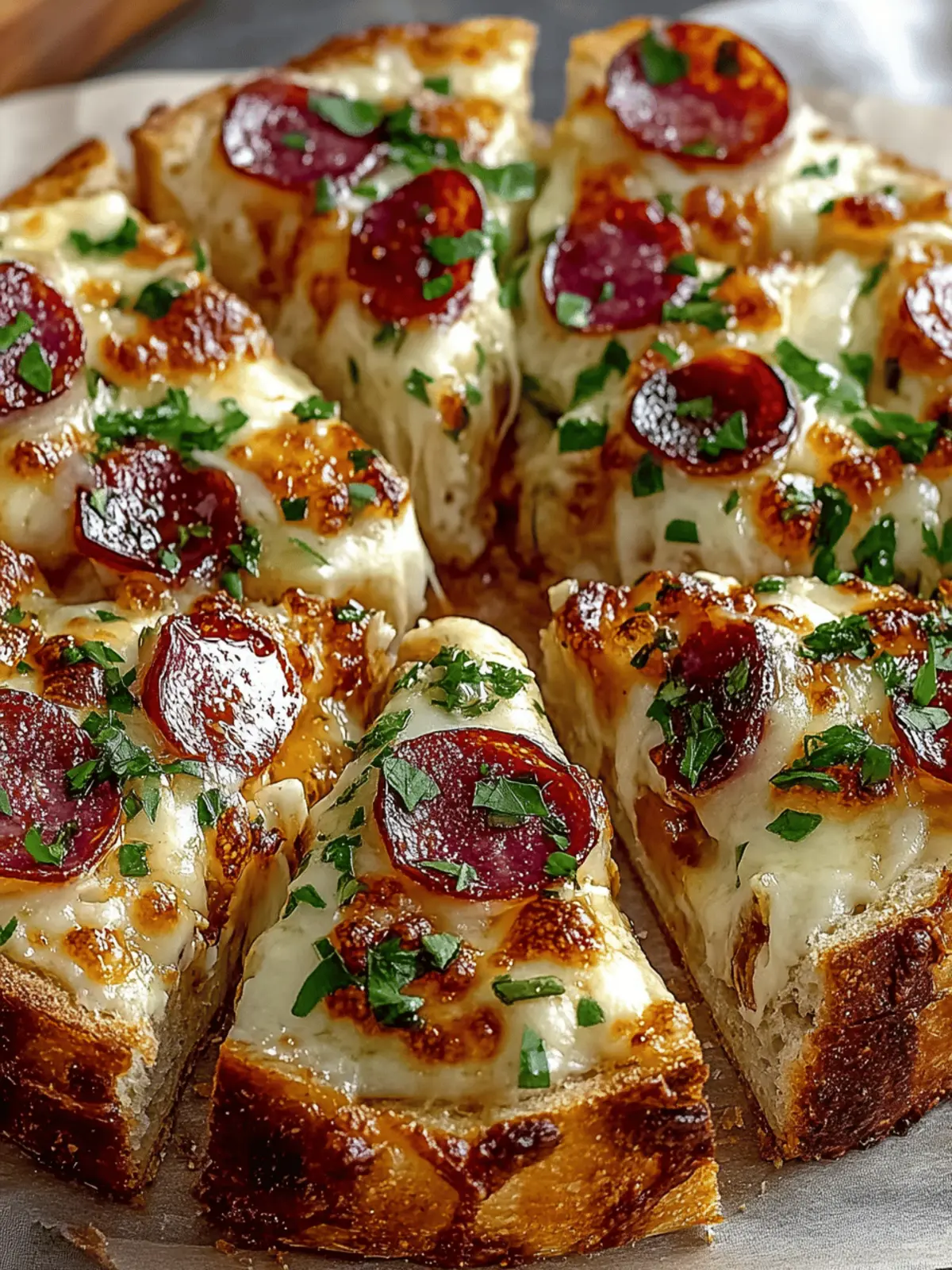 Hot Honey Garlic Bread Pizza