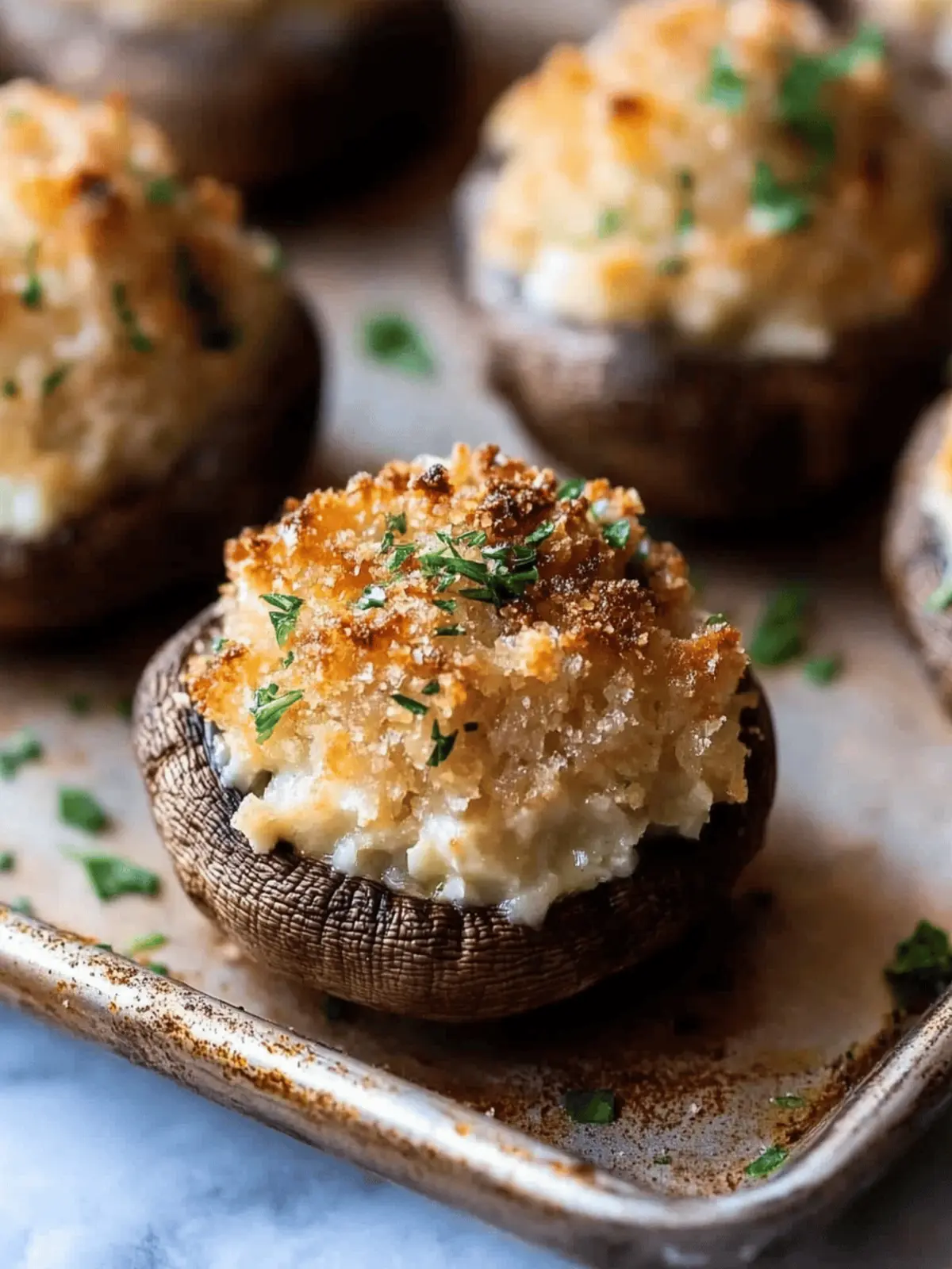 Boursin Stuffed Mushrooms