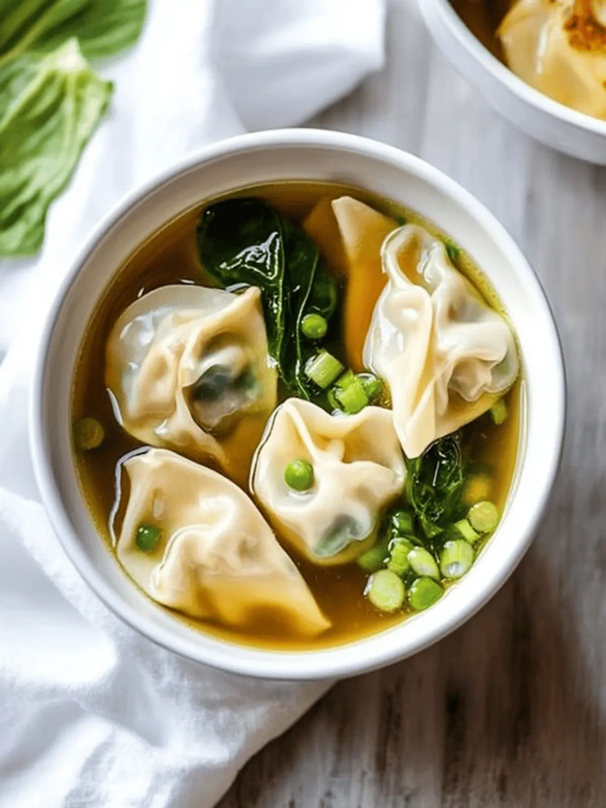Easy Wonton Soup