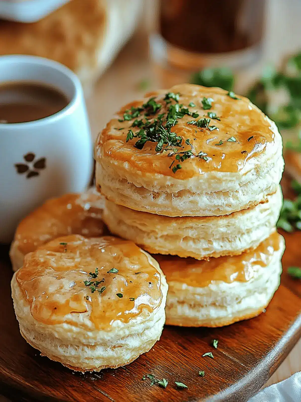 Baked French Dip Biscuits