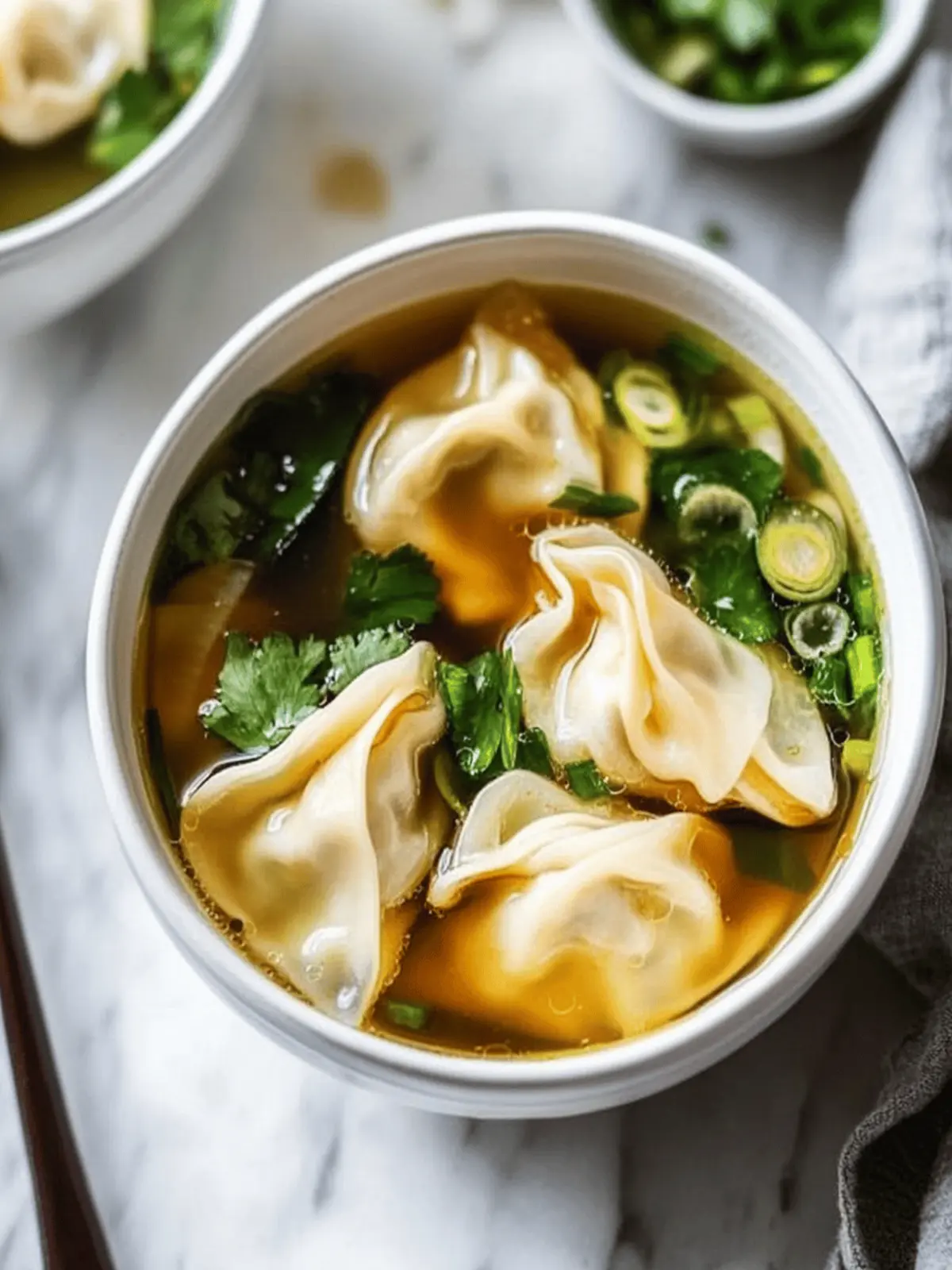 Easy Wonton Soup