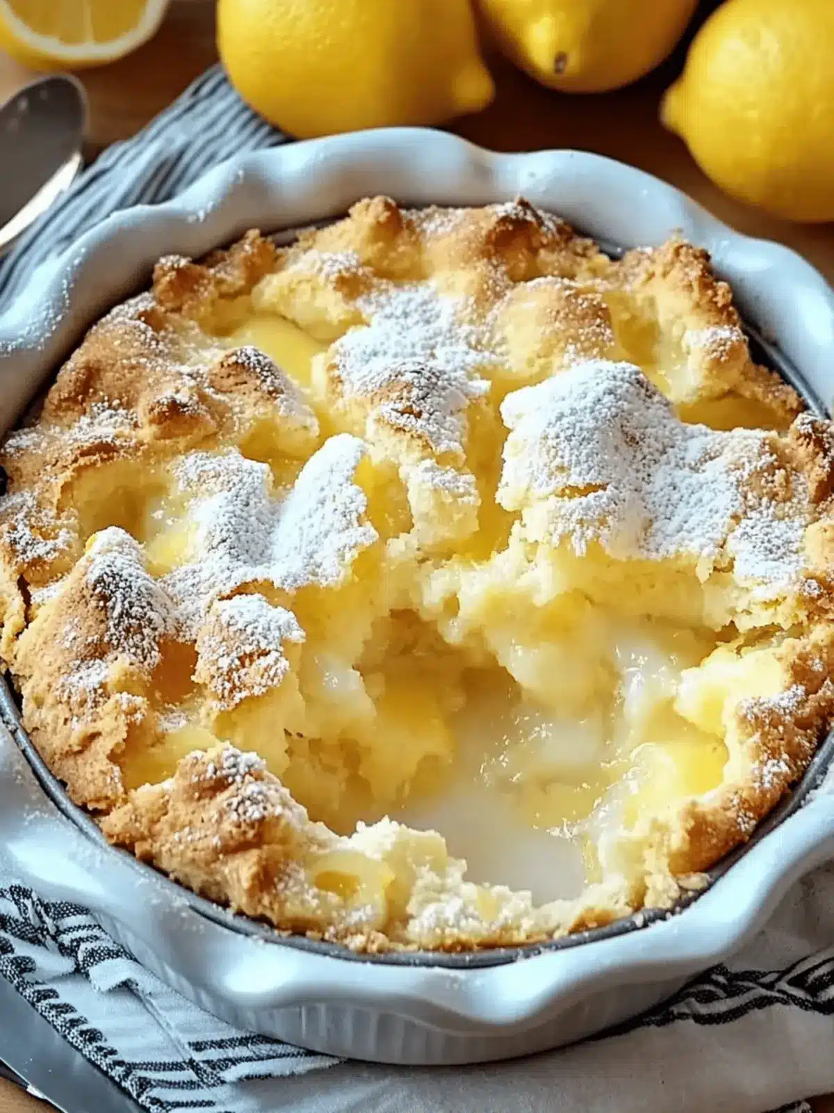 Magic Lemon Cobbler